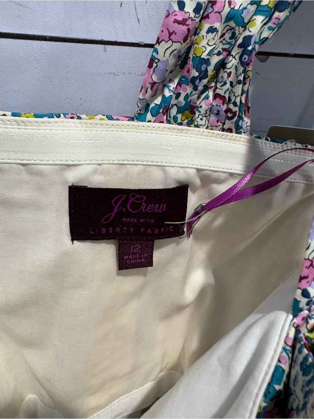 J.Crew X Liberty of London One Shoulder
Bow Dress - Picture 3 of 7